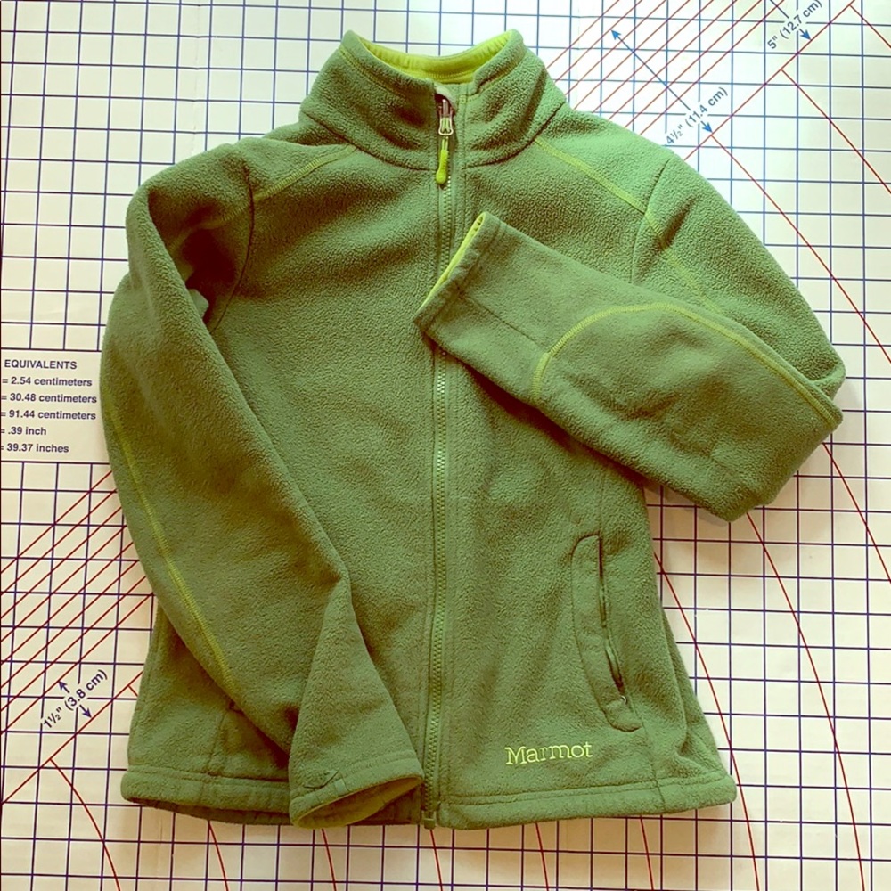 Marmot Green Fleece Jacket